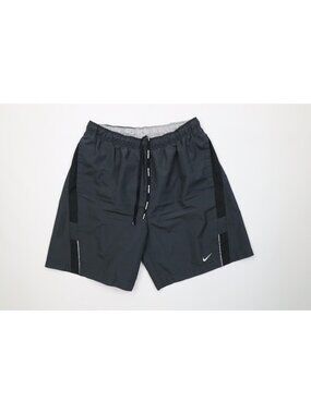 Vtg Nike Mens Medium Reflective Travis Scott Mini Swoosh Lined Running Shorts